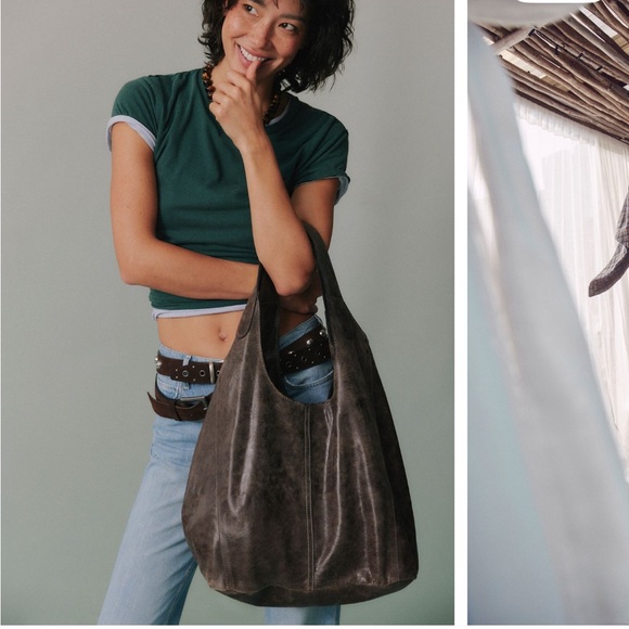 Free People Hadley Slouchy Leather Bag - Picture 4 of 5